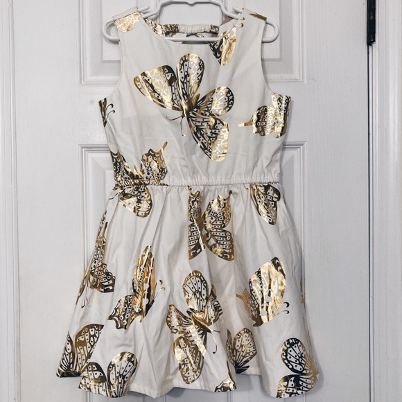 Crazy 8 Other - Crazy 8 Butterly Print Fit & Flare Dress White 6